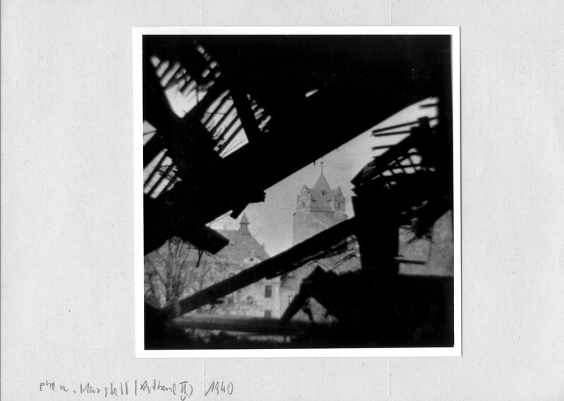 Zerstörter Dachstuhl Rathaus II