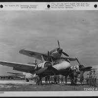 1945 Erbeutetes Flugzeug in Bernburg 